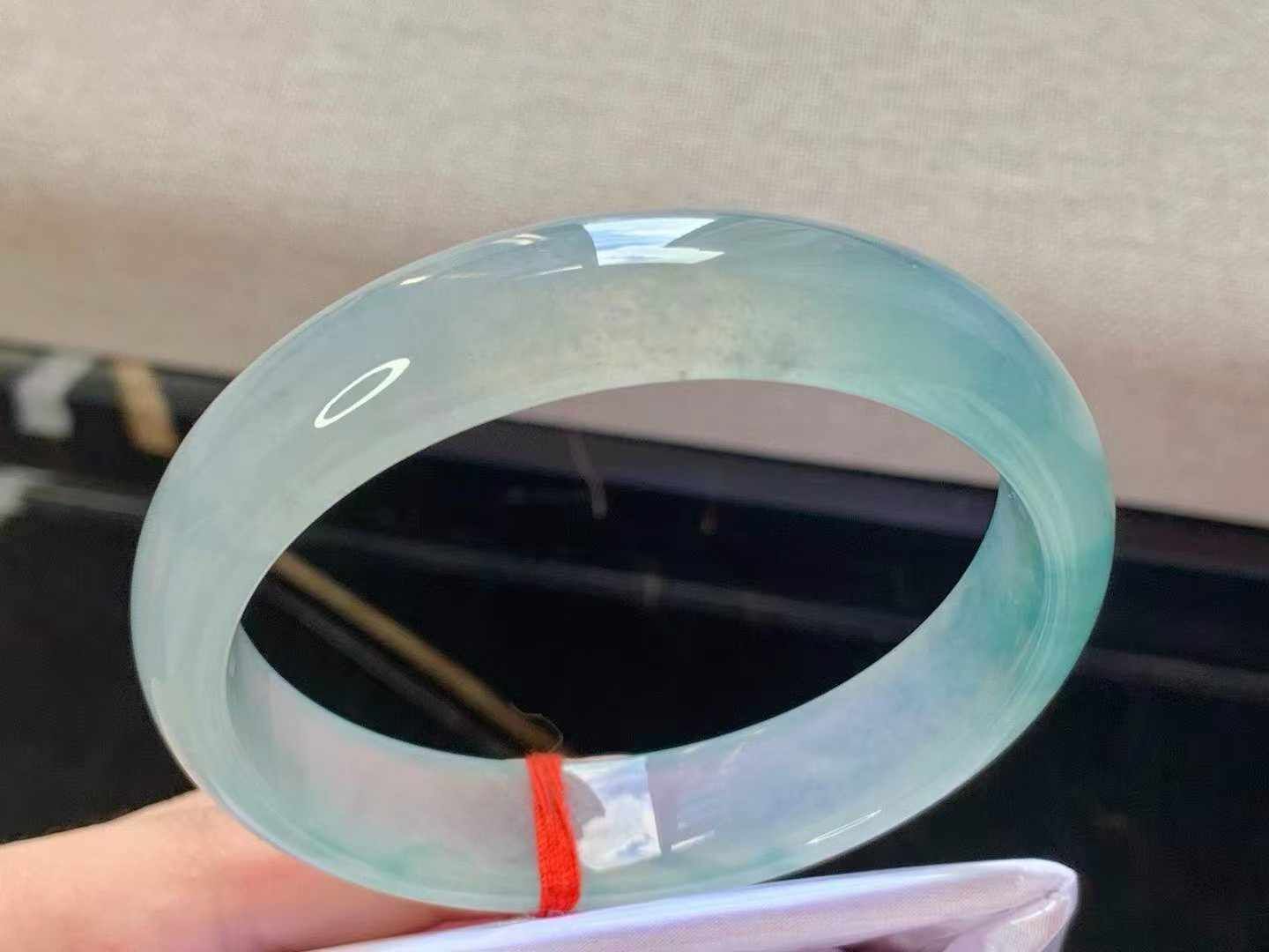 76385 59mm翡翠正圈手鐲 (58-60)