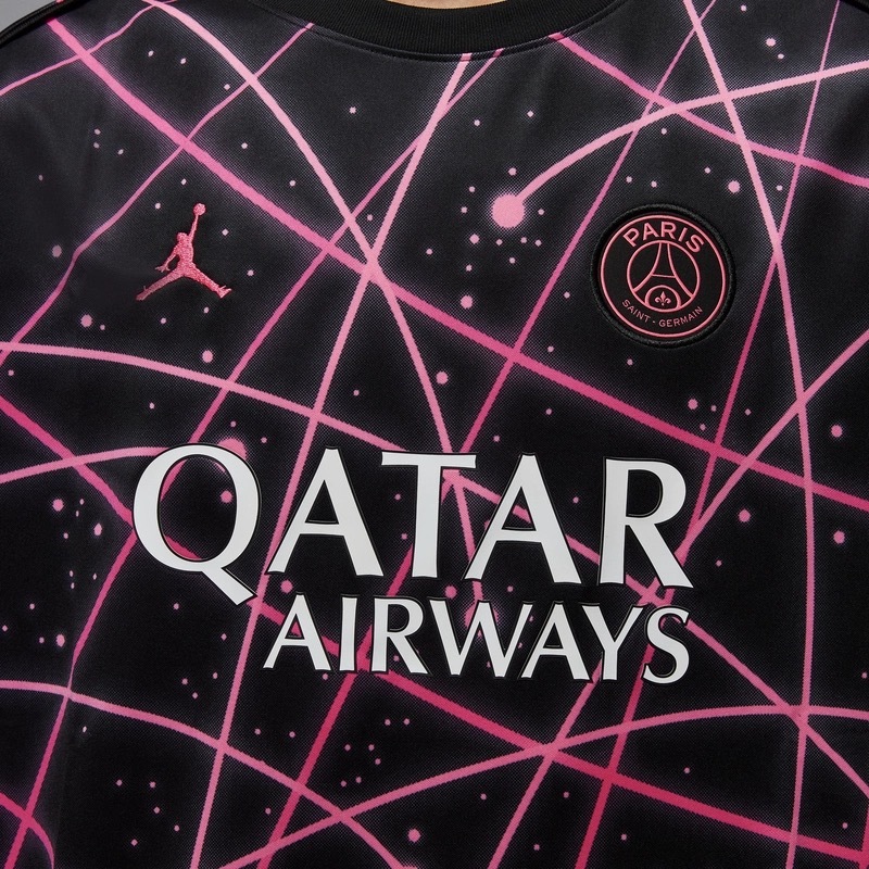 2025 Paris Saint-Germain x Jordan Pre Match Shirt