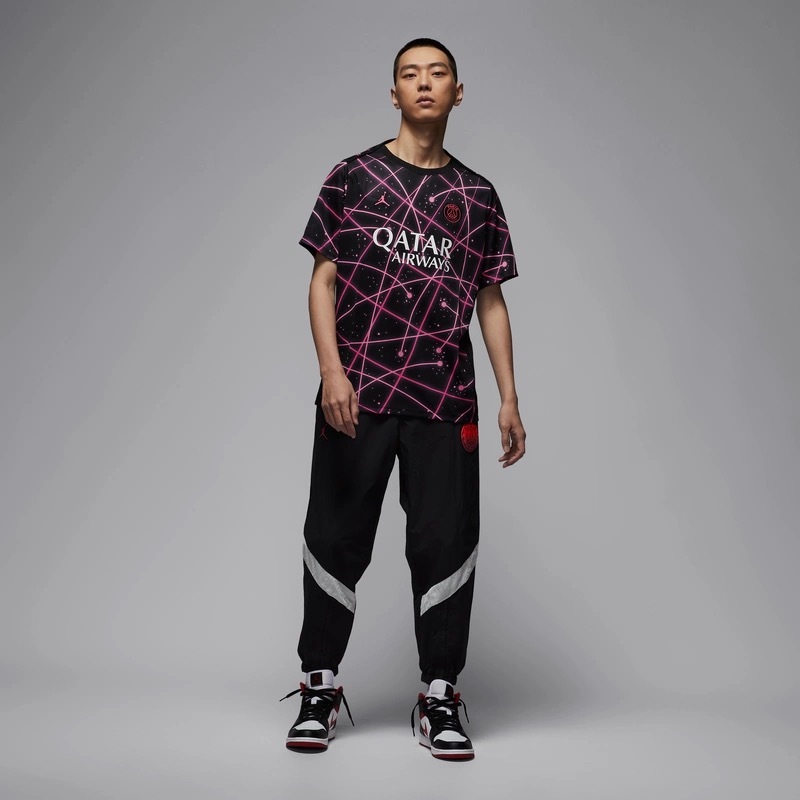 2025 Paris Saint-Germain x Jordan Pre Match Shirt