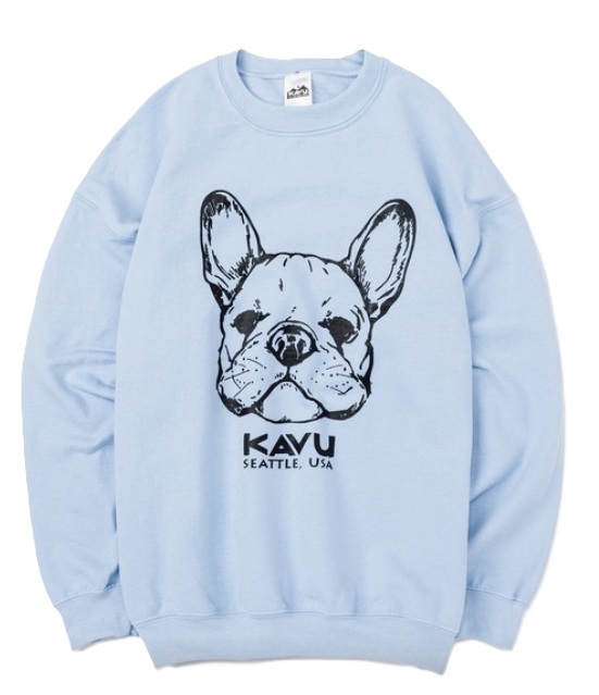 KAVU 日版 Dog Sweat #19823040 ( 022  Light Blue )