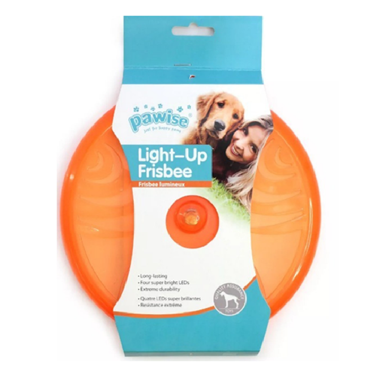 Pawise | 螢光飛碟 20cm-橙色 (NO.14553_O)