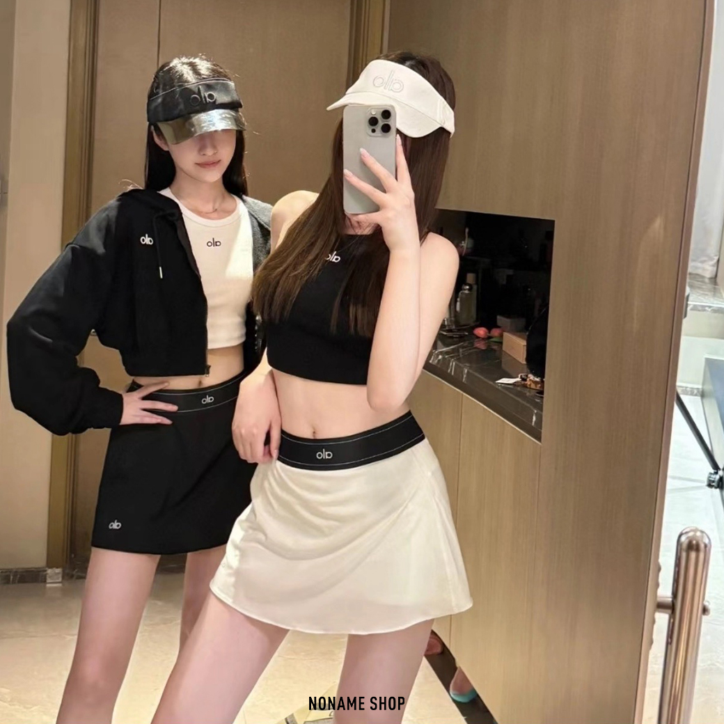 ALO YOGA MATCH POINT JISOO同款 經典 LOGO 短裙 網球裙 兩色 (女款)