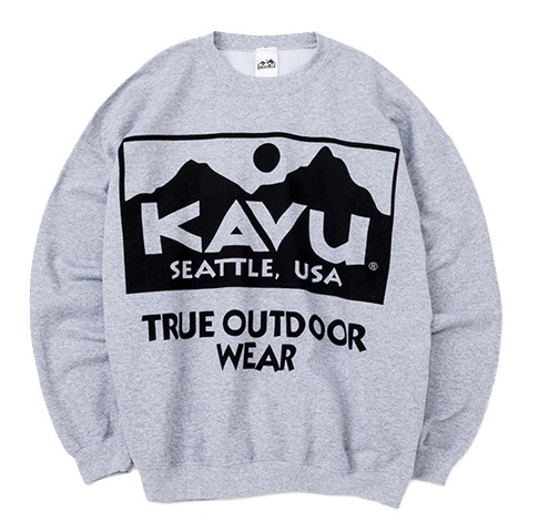 KAVU 日版 Big Logo Sweat #19823038 ( 033 Sports Grey )