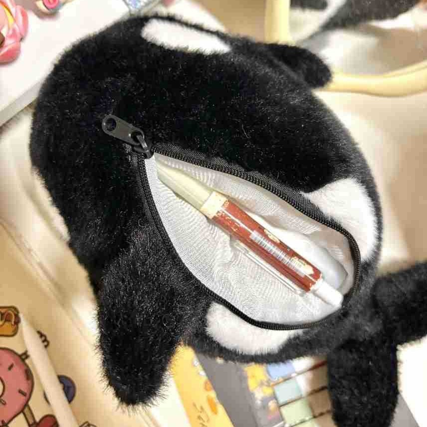 Cute Orca Plush Stationery Pouch