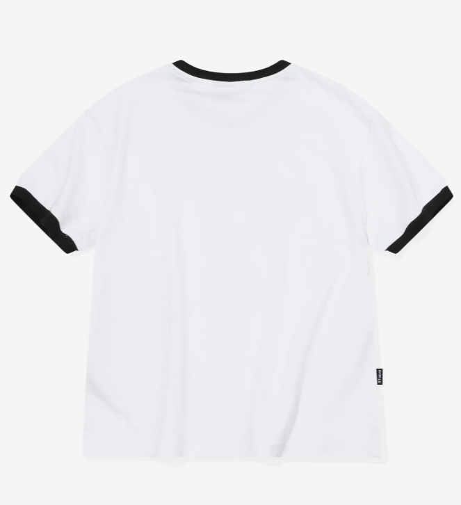 CPGN STUDIO / Heart Clef CROP Ringer short T-shirt / white    JUL25