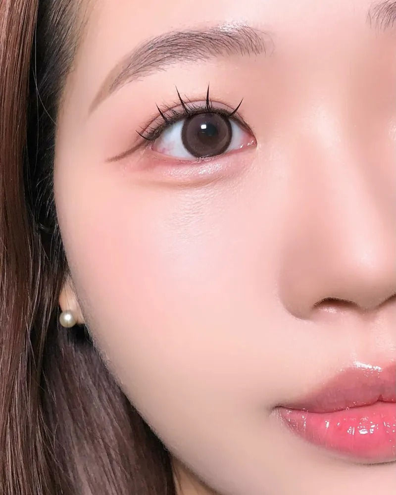 FiPN x Hello Kitty 1 Month Pink Brown｜月拋彩妝隱形眼鏡｜每盒2片