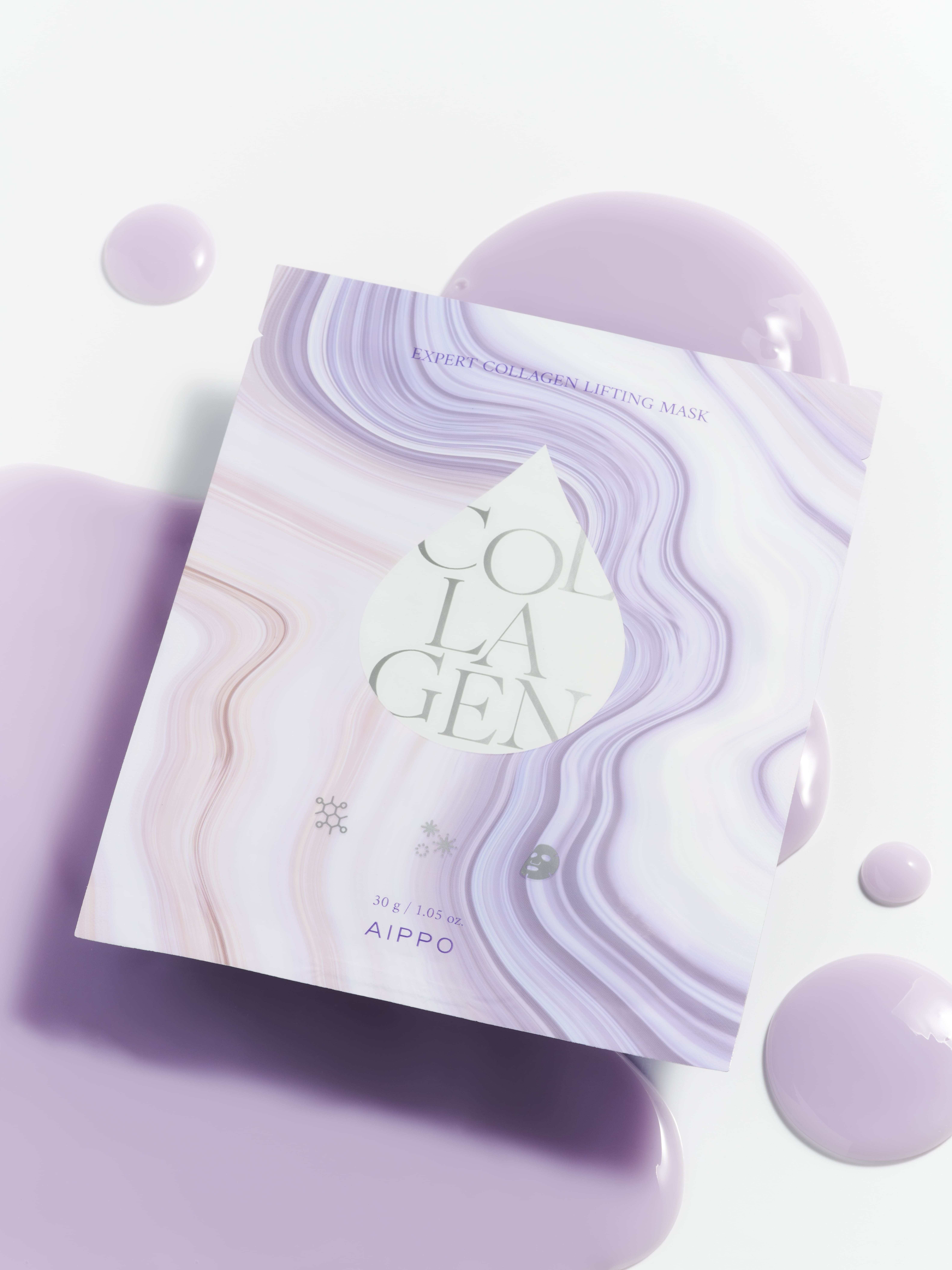 (可預訂) 𝖠𝖨𝖯𝖯𝖮 專家膠原蛋白緊緻面膜 AIPPO Expert Collagen Lifting Mask (30ml*5ea)