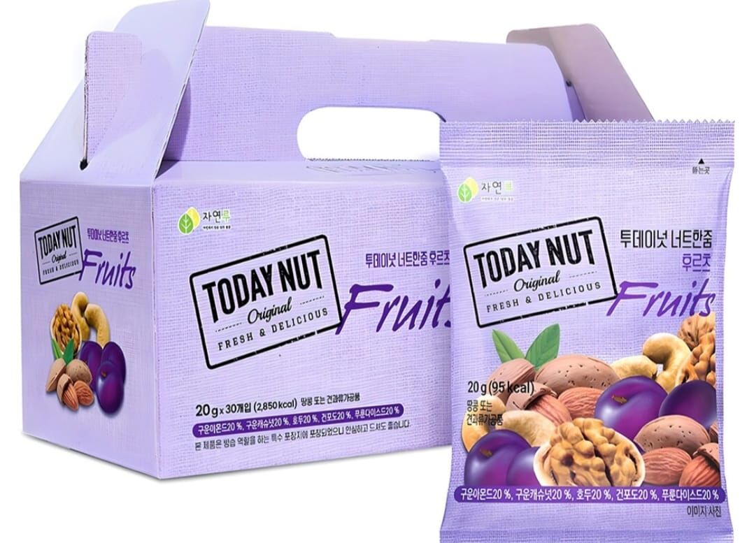 【直播】LL070904 Today Nuts- Fruits 葡萄乾 (一盒/30小包 *20g)
