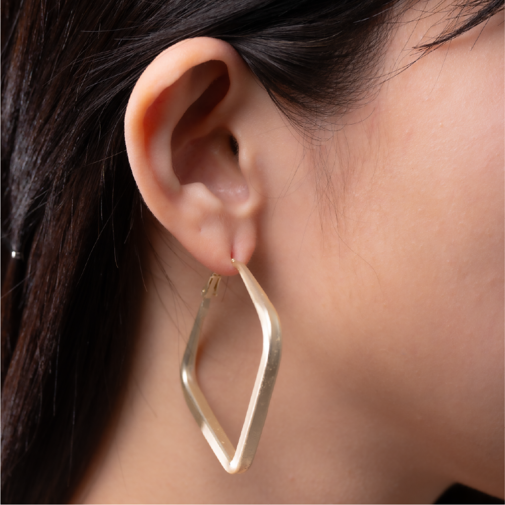 【AOI】自信・質感注目 純銀耳飾 -S925純銀