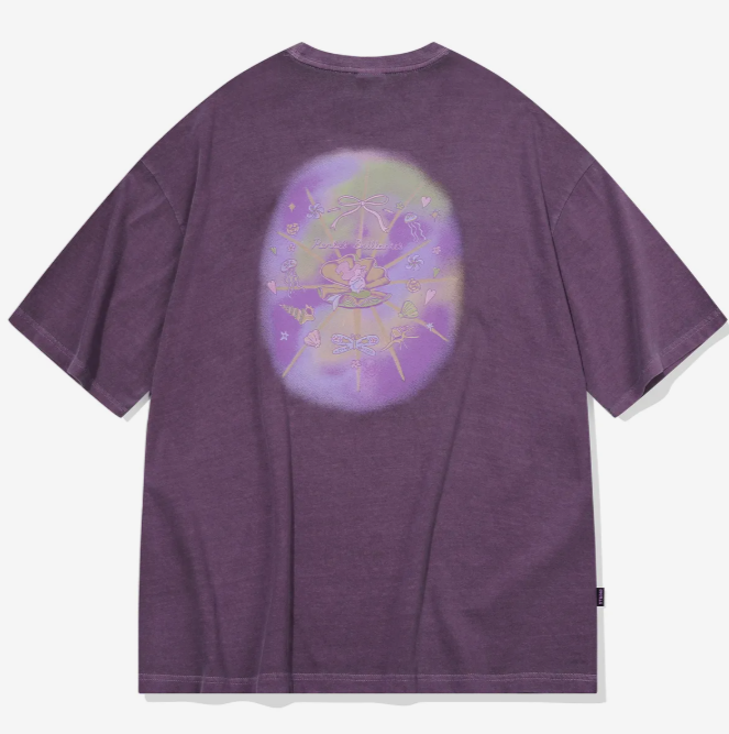 CPGN STUDIO / Syrnita Pigment short sleeve T-shirt / Gray Purple/  JUL25