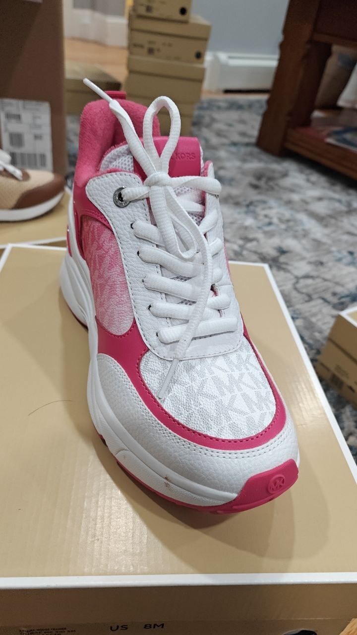 [U] MK DRAGONFRUIT KATRINA WEDGE TRAINER [FINAL SALE],49R5KAFS3B-DRAGONFRUIT (UMK214)