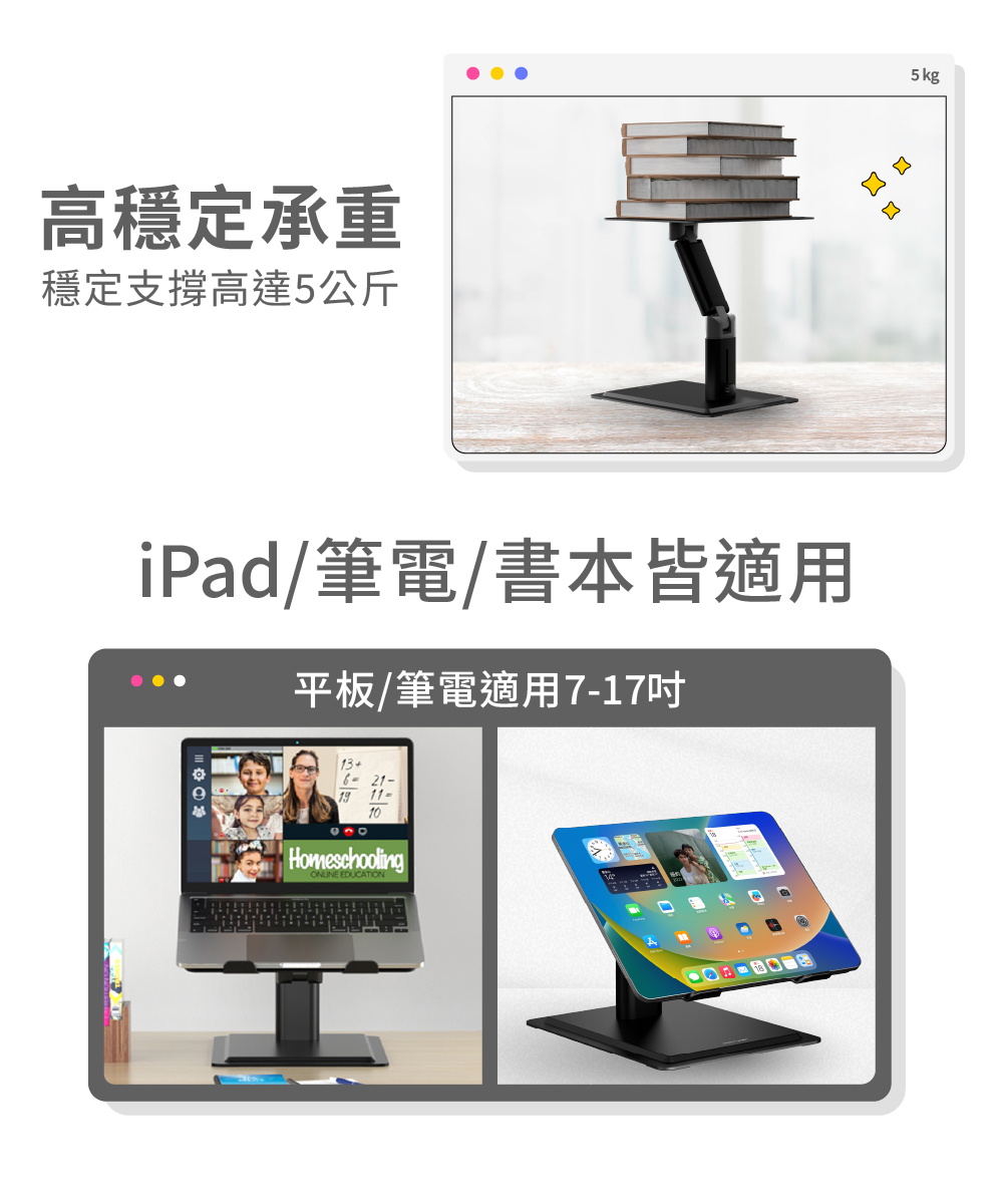 頑皮鬼elevon pro專業級多功能筆電架人體工學站立辦公角度調整升高支架筆電增高