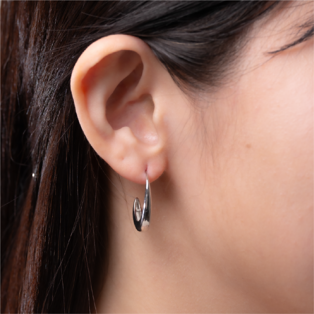 【AOI】靜靜看著雨滴落下-S925純銀耳環 金/銀