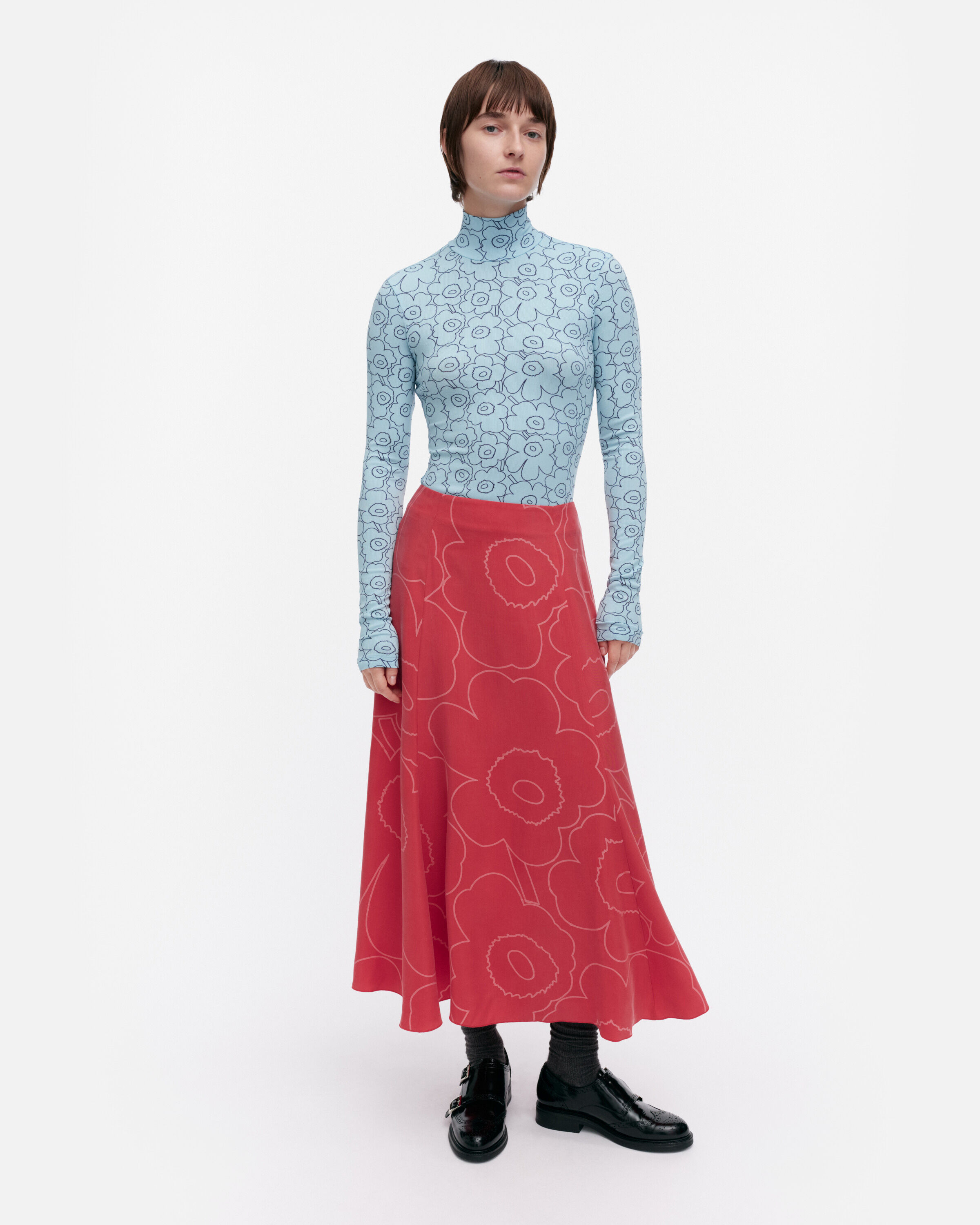 MUOVAUS PIIRTO UNIKKO 印花長裙