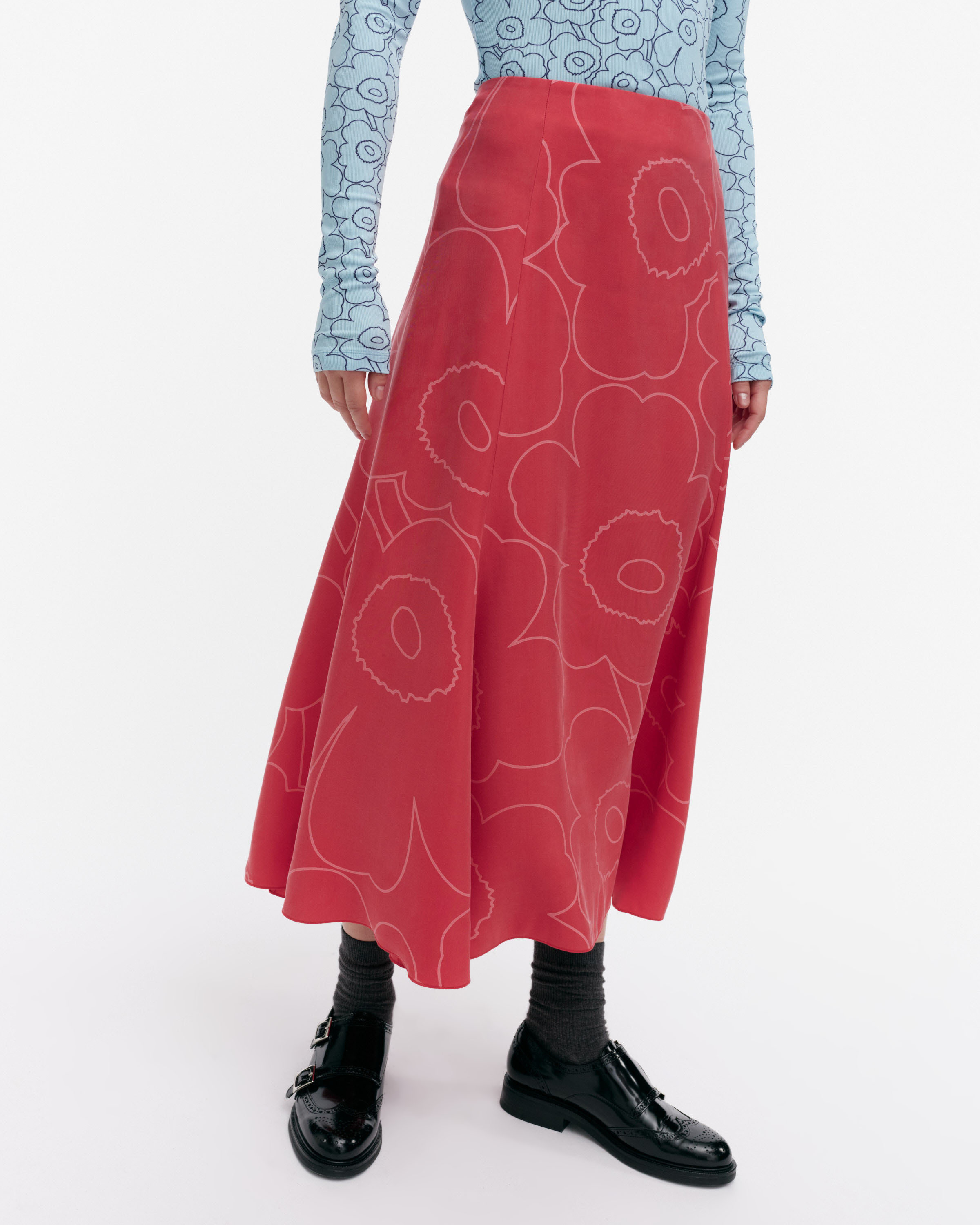 MUOVAUS PIIRTO UNIKKO 印花長裙