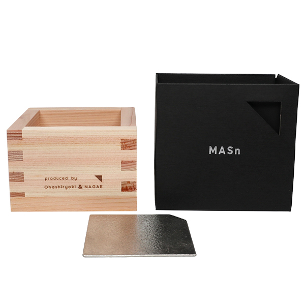 【銀雅堂】MASn 錫木枡 一合 180cc