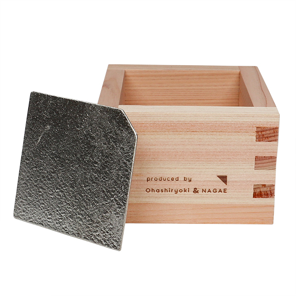 【銀雅堂】MASn 錫木枡 一合 180cc