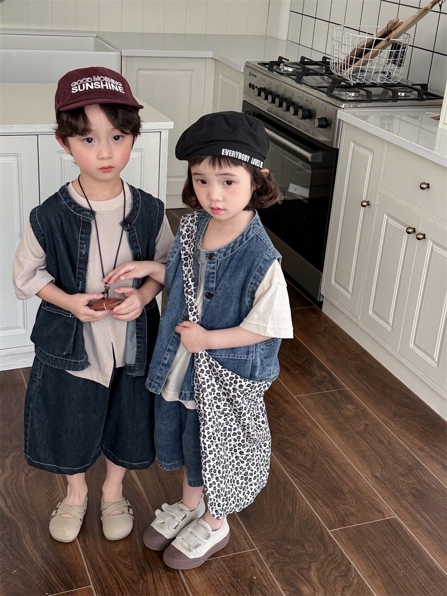 個性牛仔背心套裝