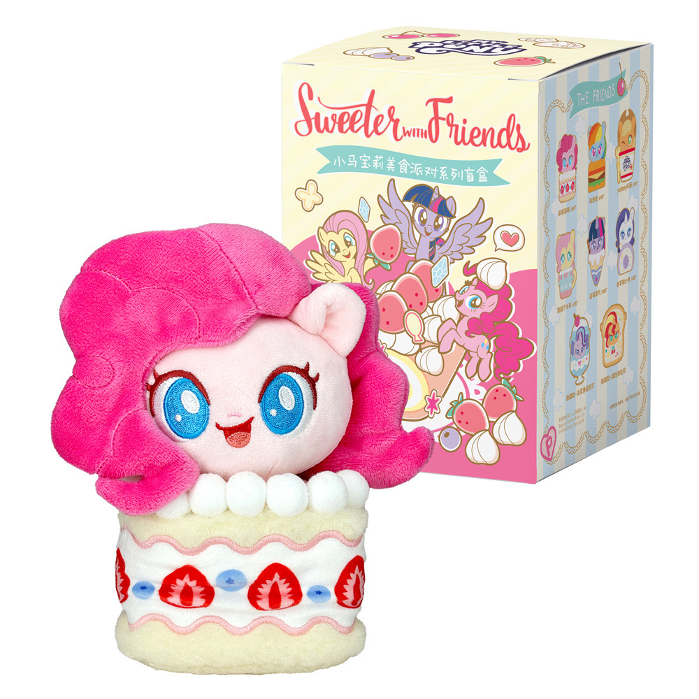 彩虹小馬-美食派對絨毛玩偶 隨機一款