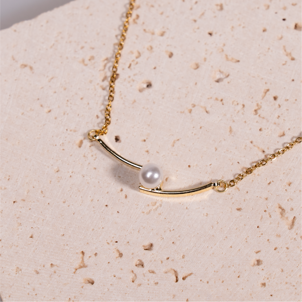 【AOI】更優雅悠閑的生活-珍珠項鍊純銀垂飾