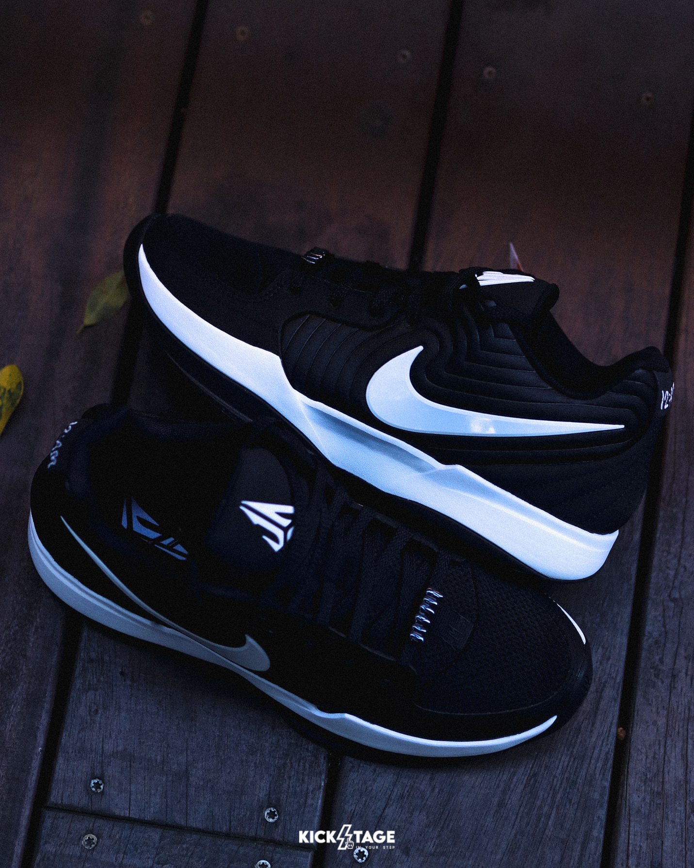 男鞋 NIKE JA 2 EP 'Team Bank' 黑白 莫蘭特 假牙 實戰 緩震 網眼 籃球鞋【HQ8512-001】