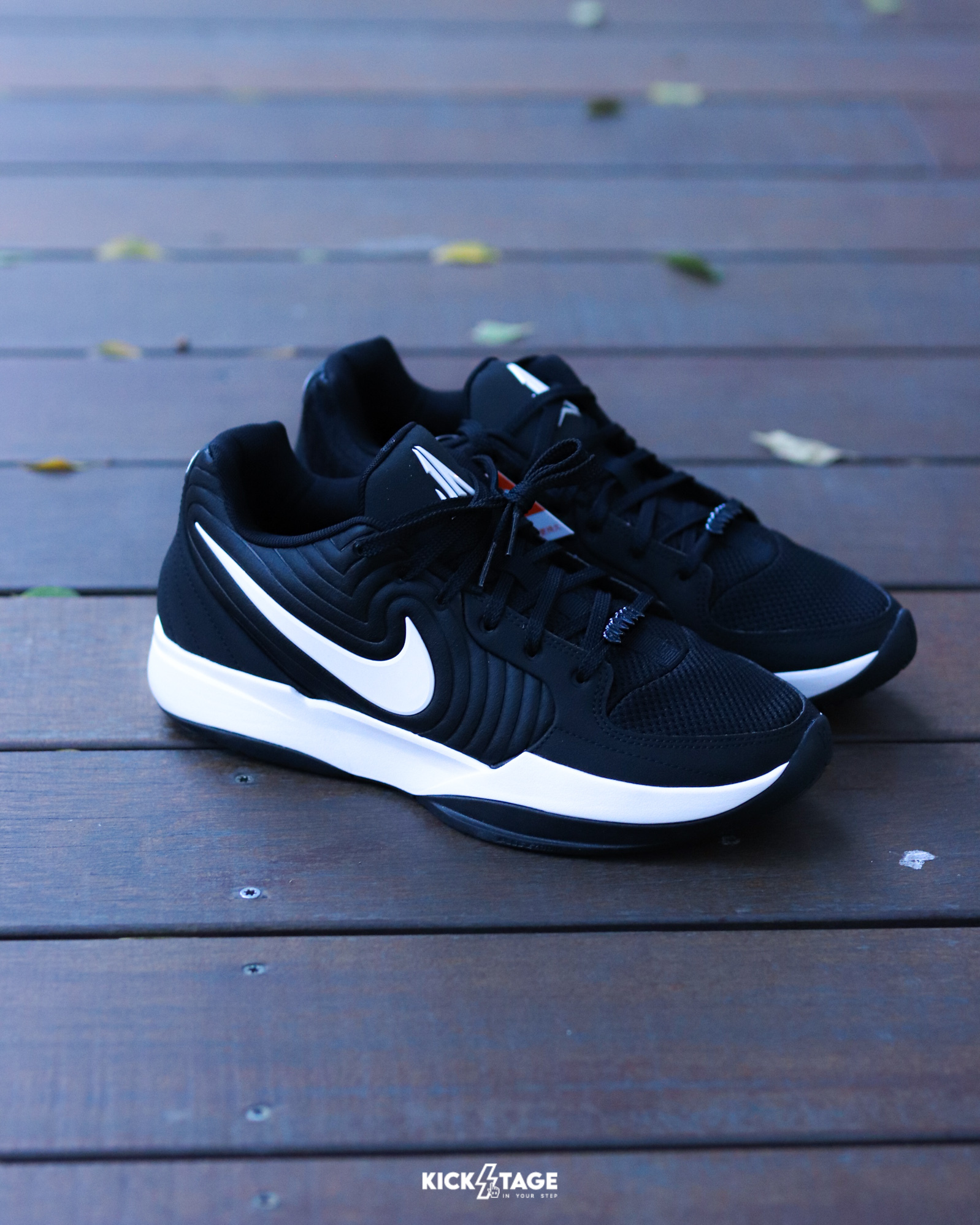 男鞋 NIKE JA 2 EP 'Team Bank' 黑白 莫蘭特 假牙 實戰 緩震 網眼 籃球鞋【HQ8512-001】