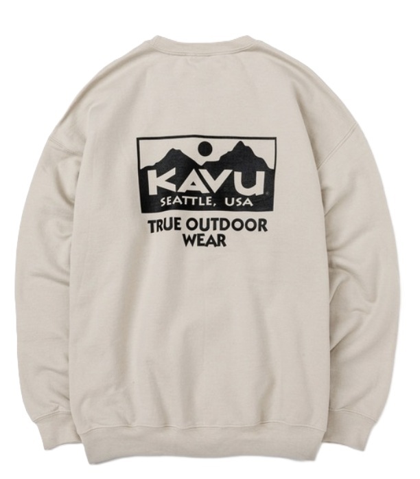 KAVU 日版 True Logo Sweat #19823037 ( 027 Sand )