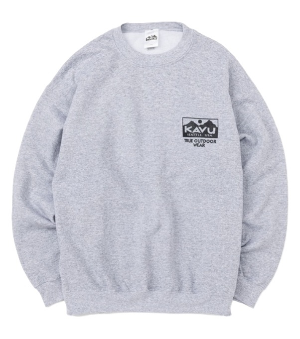 KAVU 日版 True Logo Sweat #19823037  ( 033 Sports Grey )