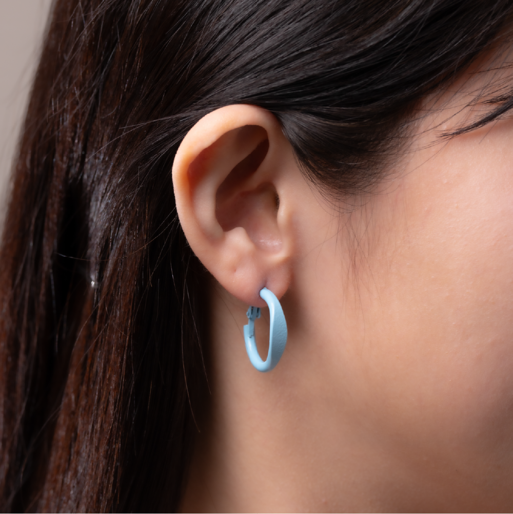 【AOI】一口一個夏天馬卡龍-S925純銀耳環