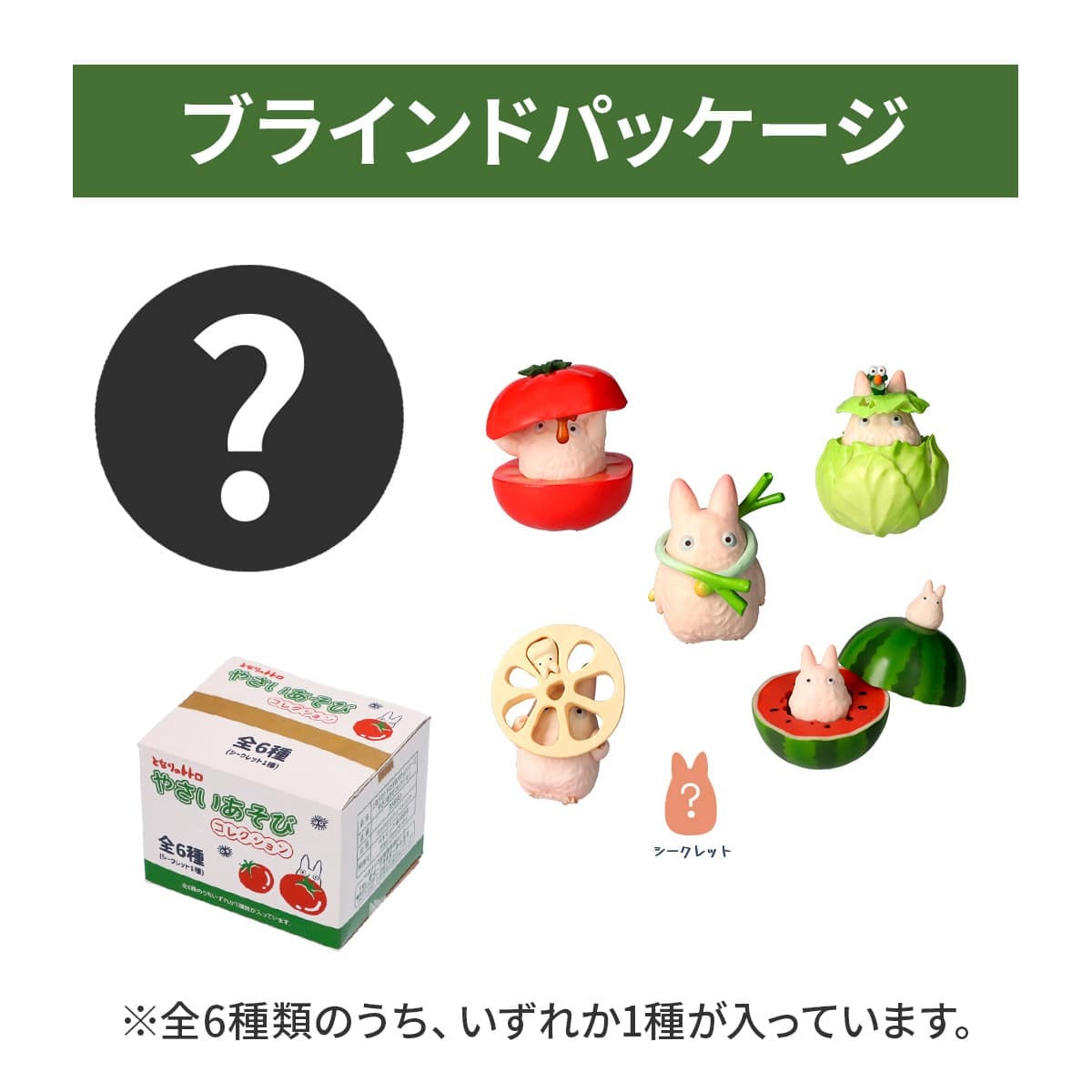 百態精選玩具 龍貓蔬菜店系列