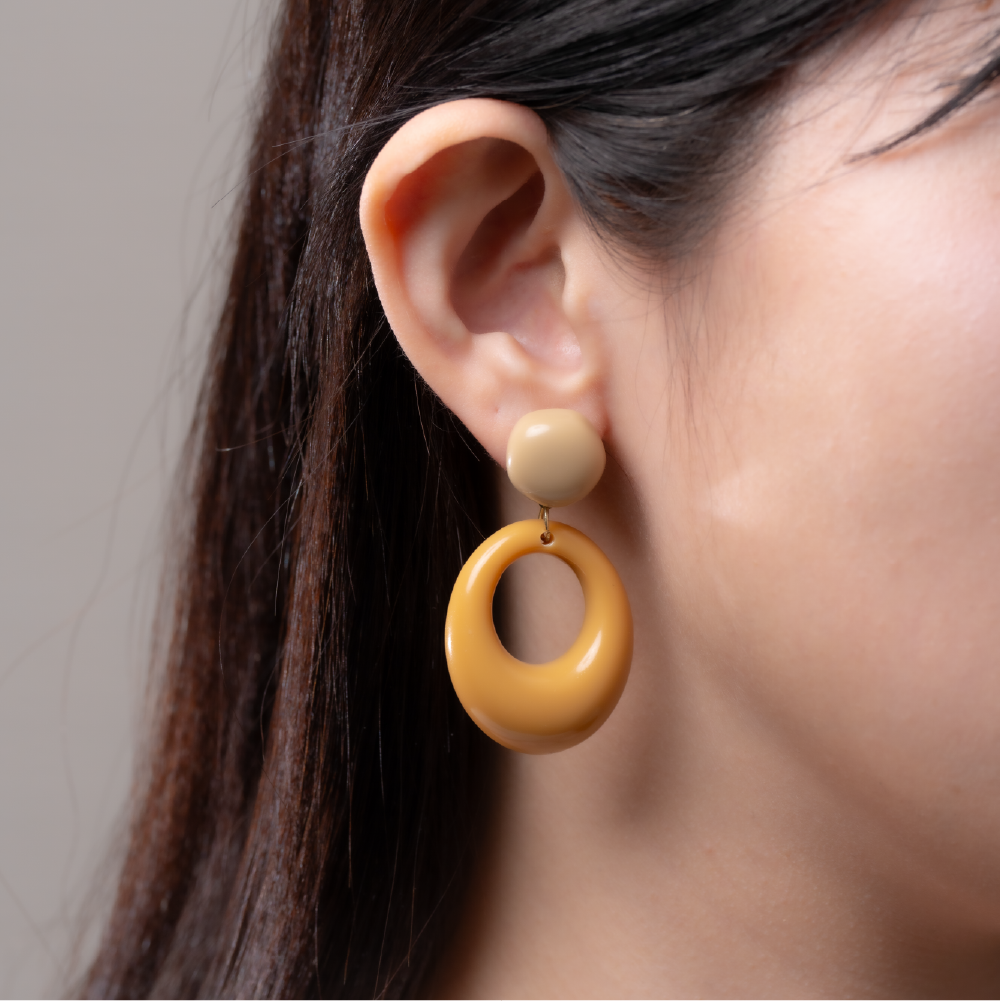 【AOI】兩倍焦糖口味-S925純銀耳環