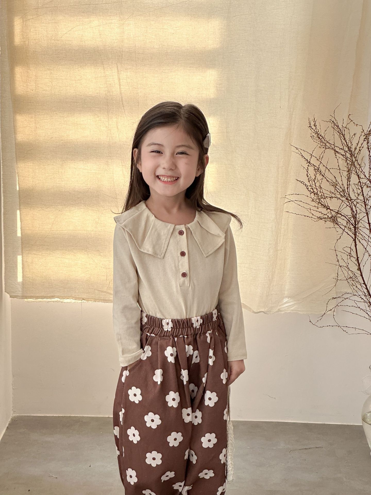 復古娃娃領上衣