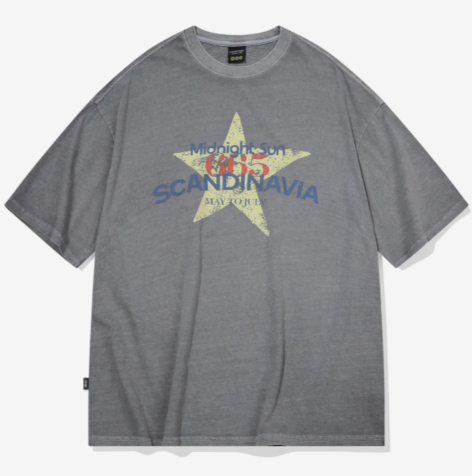 CPGN STUDIO / Midnight Sun Pigment Short T-shirt / Grey /  JUL25