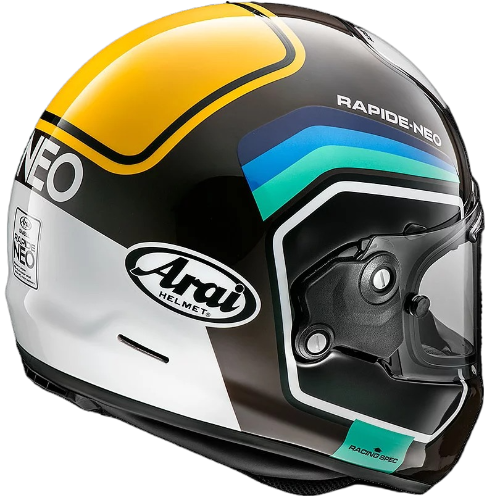 ARAI RAPIDE-NEO NUMBER 棕 亮光 彩繪 復古帽款