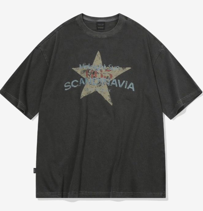 CPGN STUDIO / Midnight Sun Pigment Short T-shirt / Smokeblack / JUL25