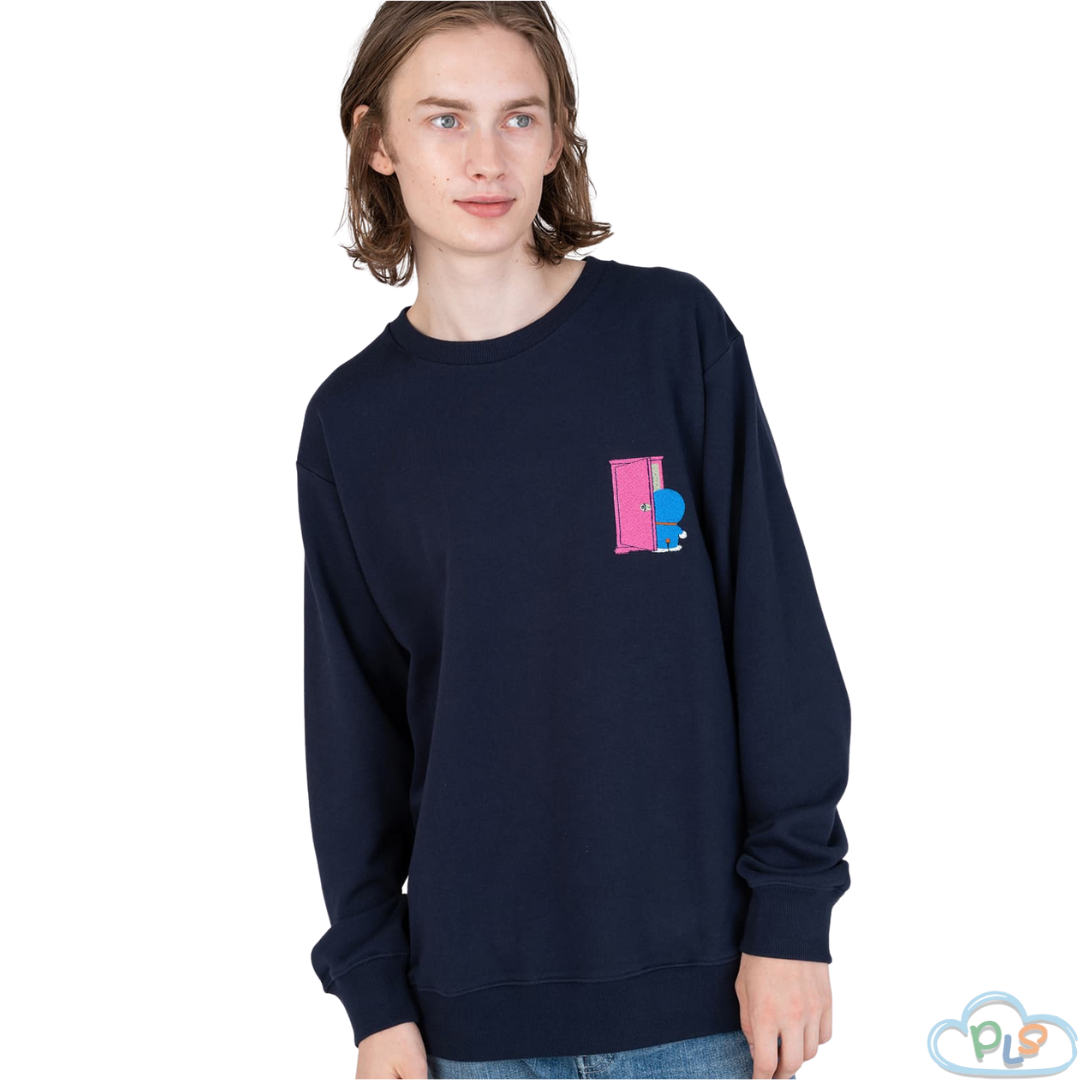 現貨 成人長袖衛衣 隨意門 多啦A夢 Graniph 黑色 #20869S