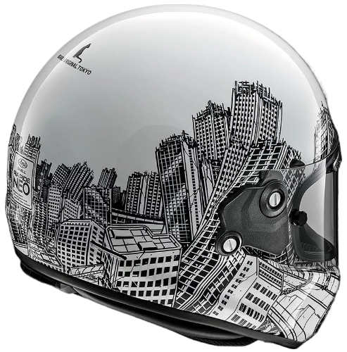 ARAI RAPIDE-NEO ROARS 東京 亮光 彩繪 復古帽款