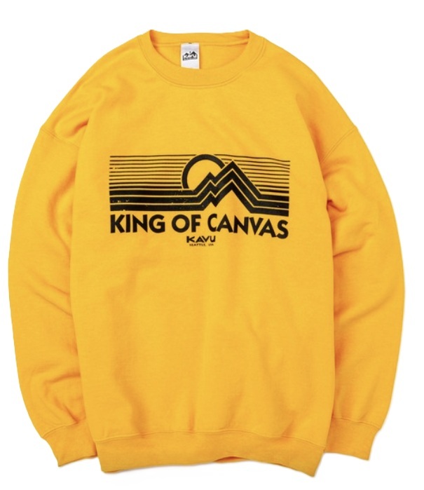 KAVU 日版 King of Canvas Sweat #19823039 ( 046  Gold )