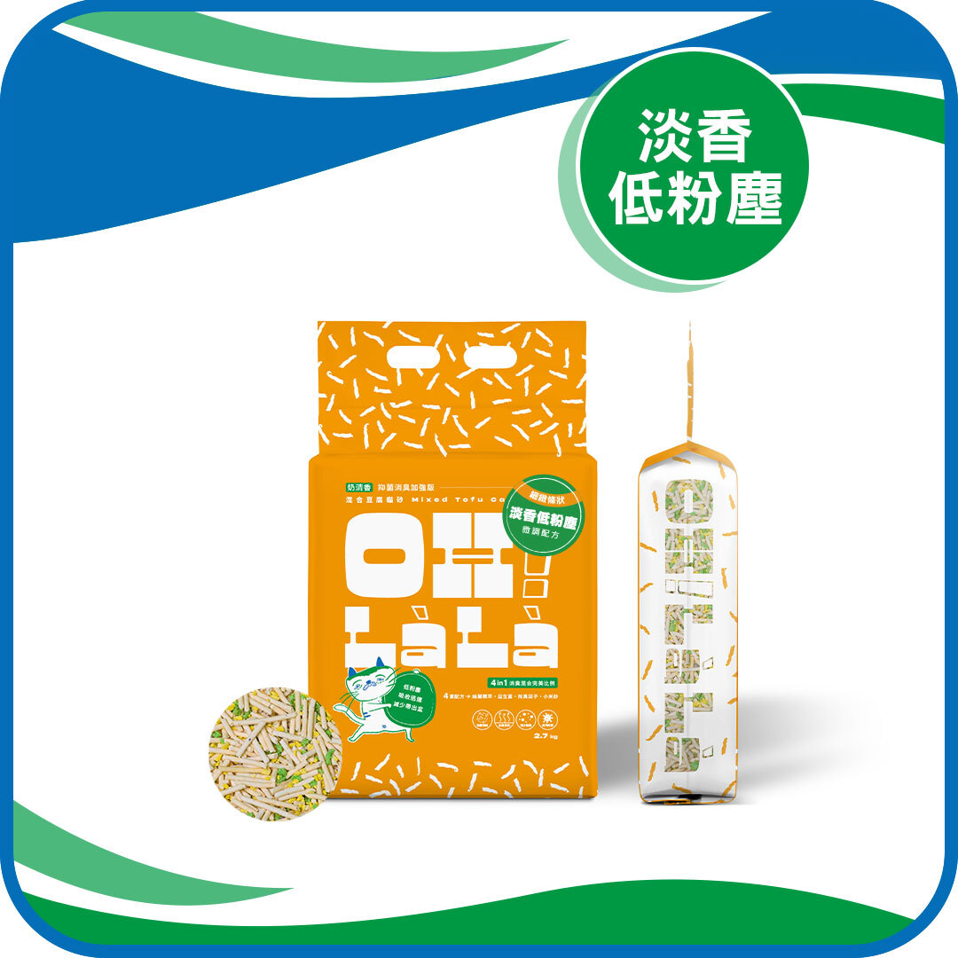 【淡香低粉塵】奶清香混合豆腐砂