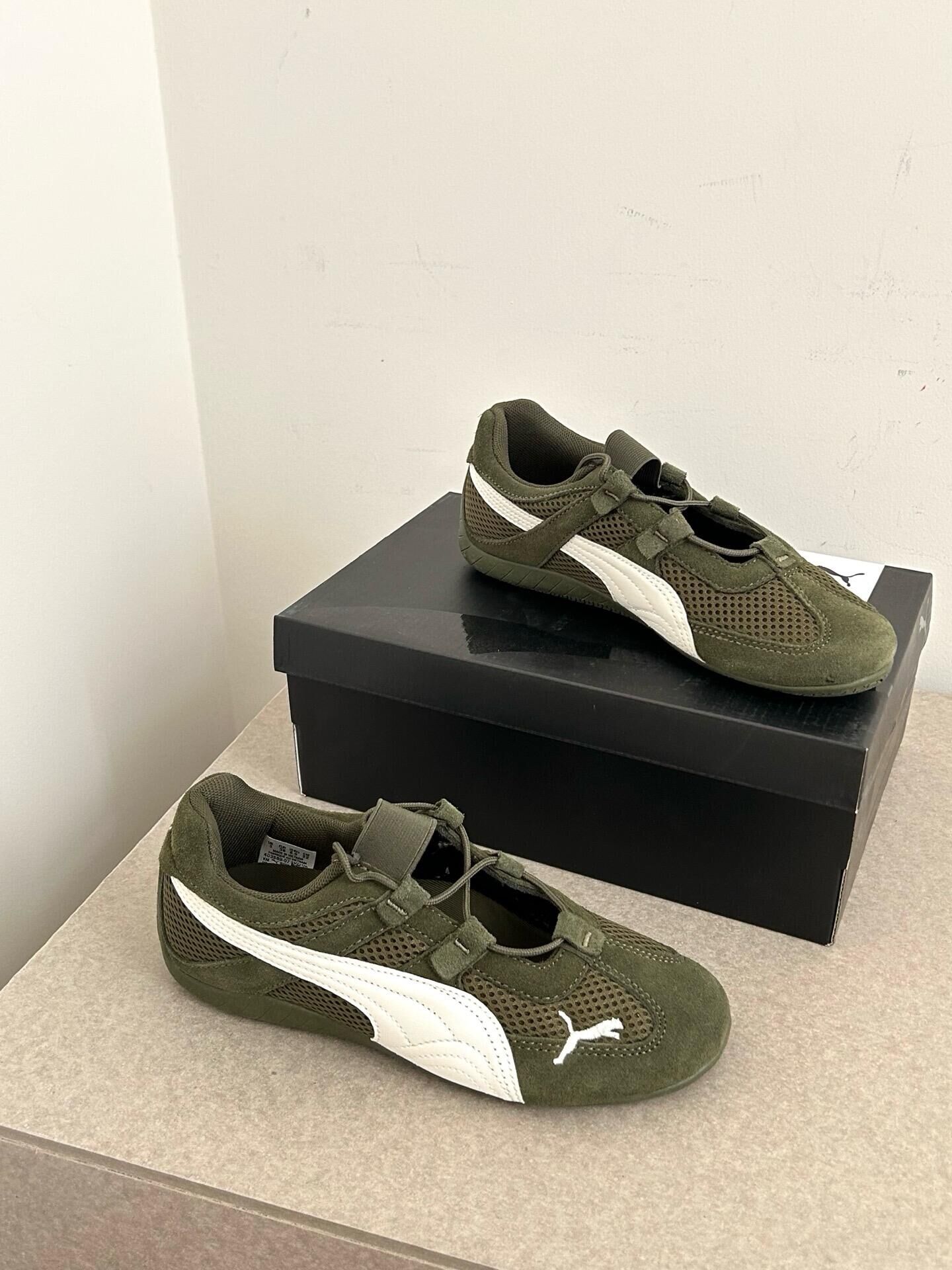 Puma Speedcat Go 橄欖綠 墨綠 賽車鞋 芭蕾舞鞋 涼鞋 休閒 麂皮 女鞋 403589-07/預購