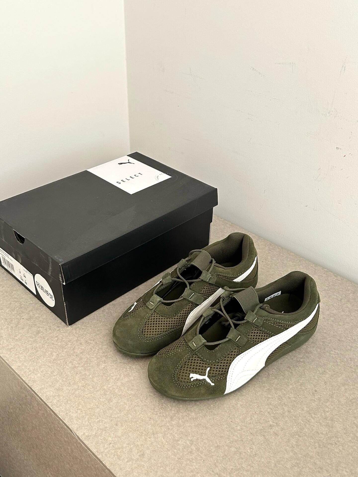 Puma Speedcat Go 橄欖綠 墨綠 賽車鞋 芭蕾舞鞋 涼鞋 休閒 麂皮 女鞋 403589-07/預購