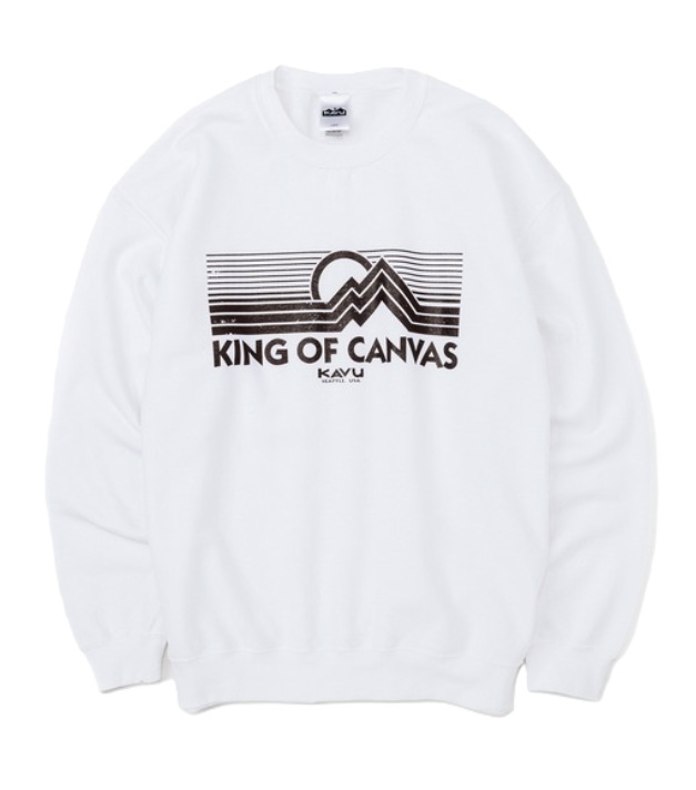 KAVU 日版 King of Canvas Sweat #19823039 ( 010 White )