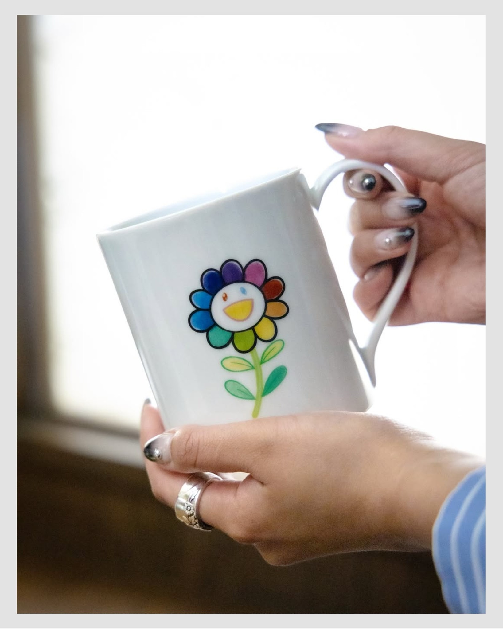 2025SS 村上隆 Arita Ware Flower Mug 技藝 精湛 有田燒 馬克杯 杯子 小花 超限量 現貨