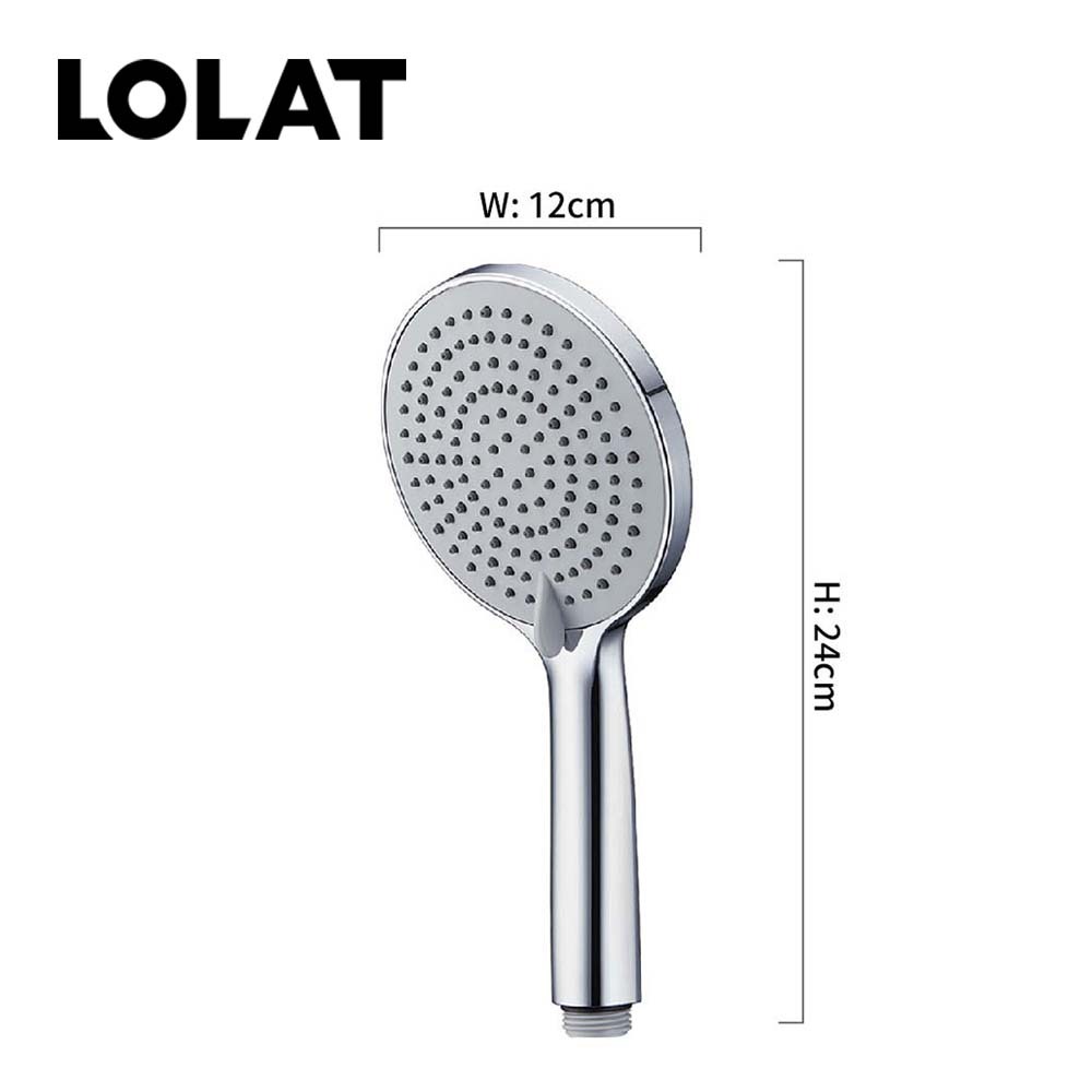 LOLAT三段式按摩蓮蓬頭-灰面板HS337GP