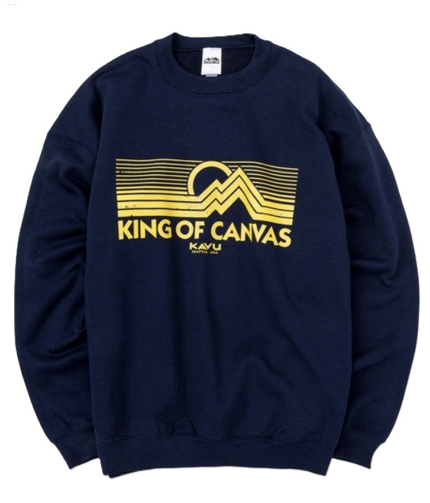 KAVU 日版 King of Canvas Sweat #19823039 ( 052 Navy )