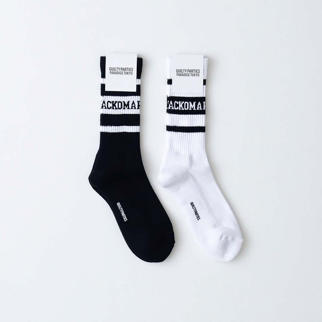 2025SS WACKO MARIA SPORTS SOCKS (TYPE-1) 新款 條紋 襪子 長襪 現貨 25SS-WMA-SO01