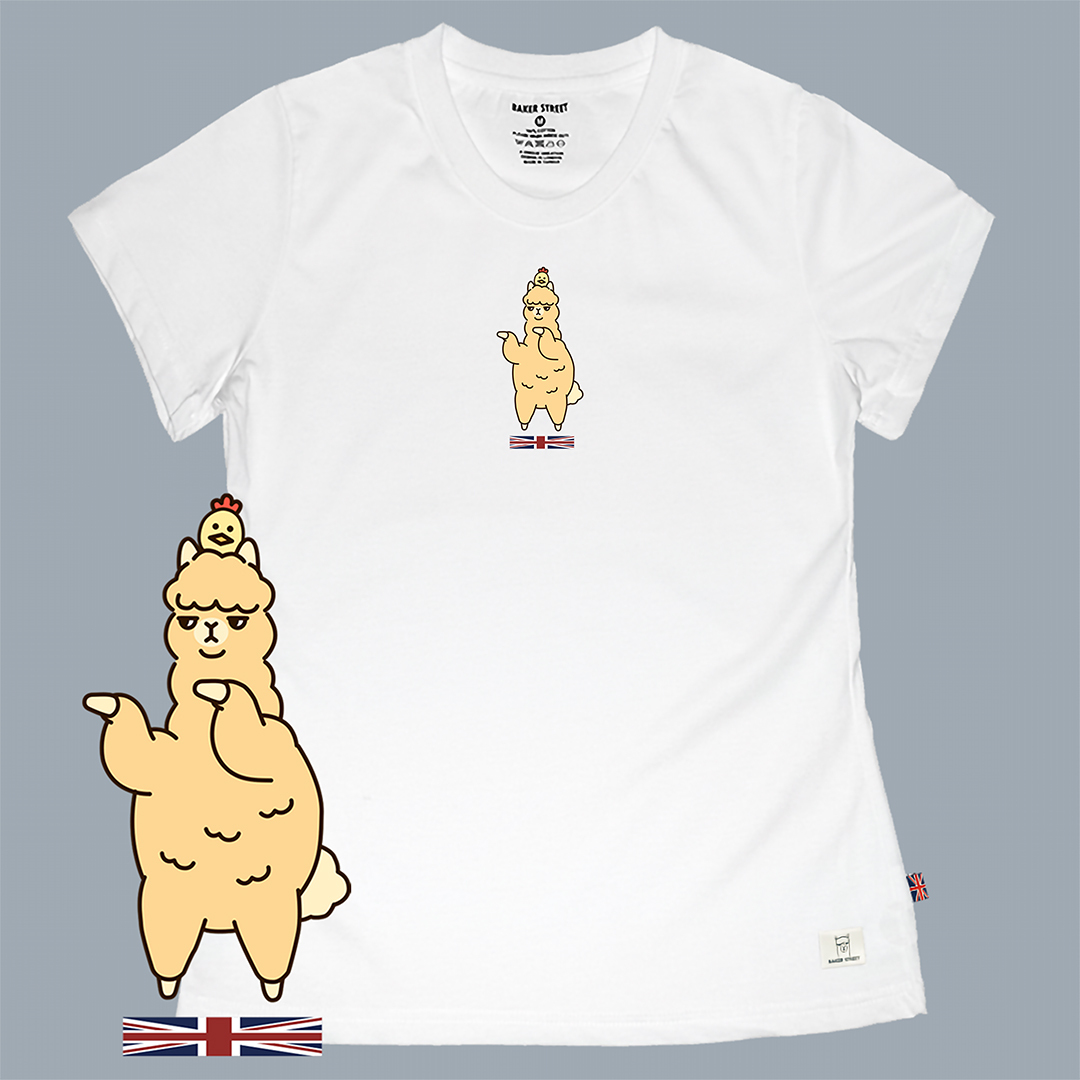 Chirpaca 啾啾駝 女版短T