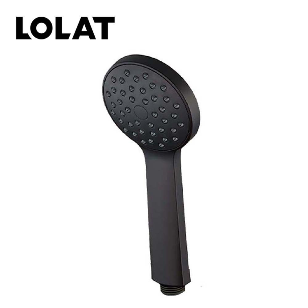 LOLAT單段式低壓大流量蓮蓬頭-黑色HS133BP