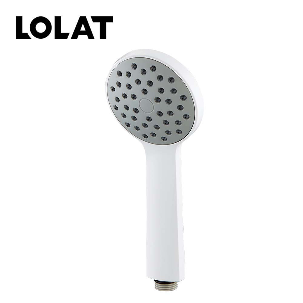 LOLAT單段式低壓大流量蓮蓬頭-白色HS133WP