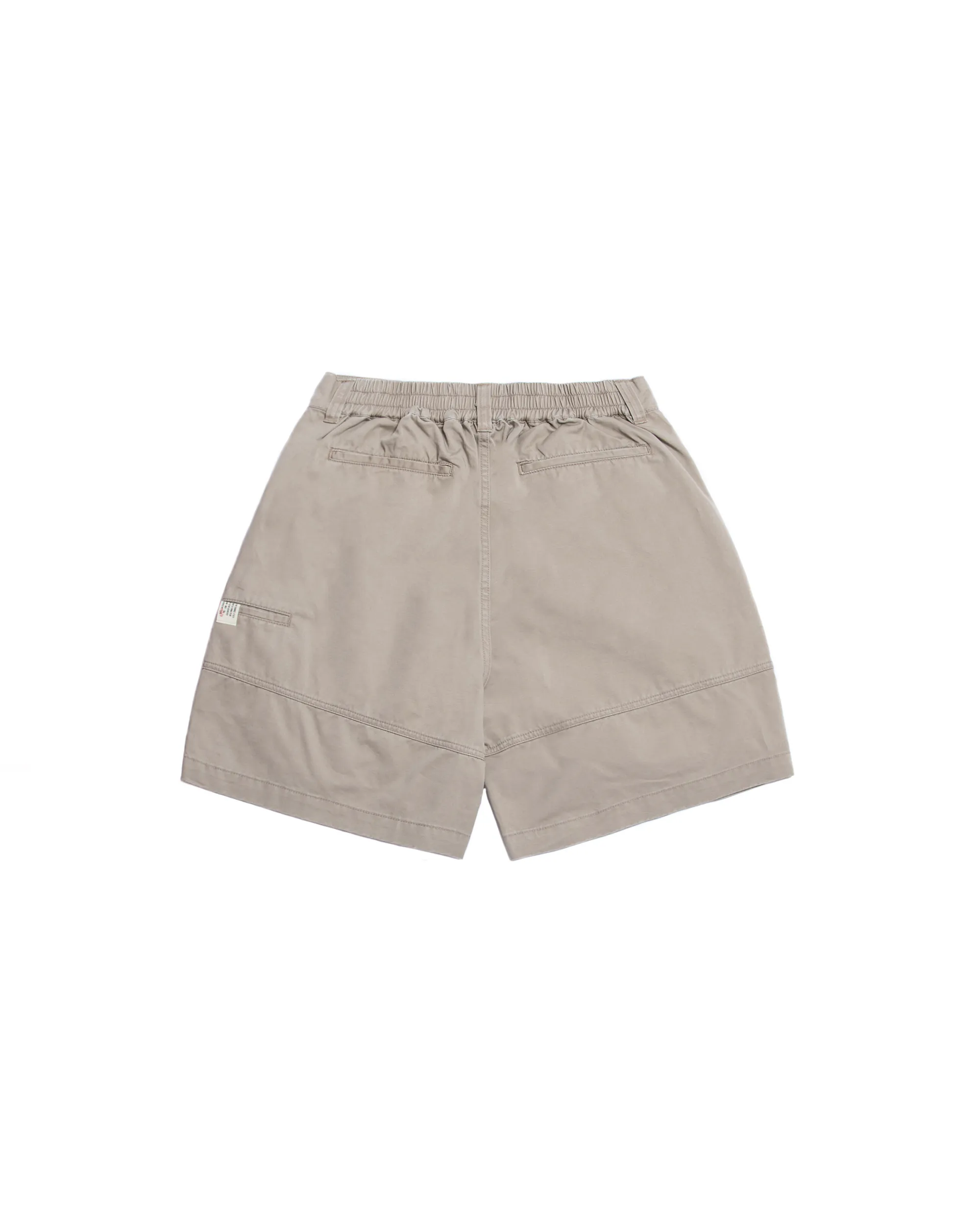 Persevere Double-Pleated Balloon Shorts - Light Khaki